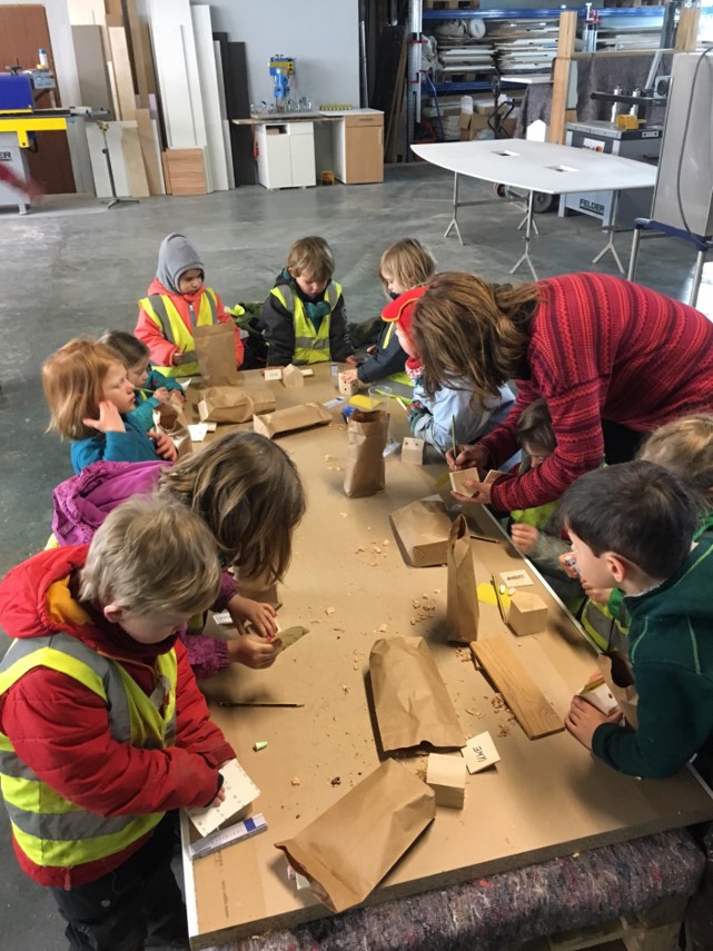 Besuch vom Waldkindergarten